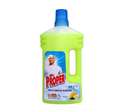 Универсален почистващ препарат Mr Proper Lemon 1л